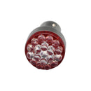 12V Red LED Bulb Bay15D