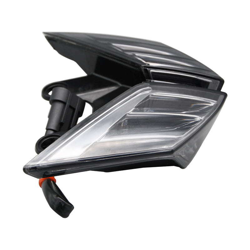 LED Rear Tail Light With Cool Grey Lens -
