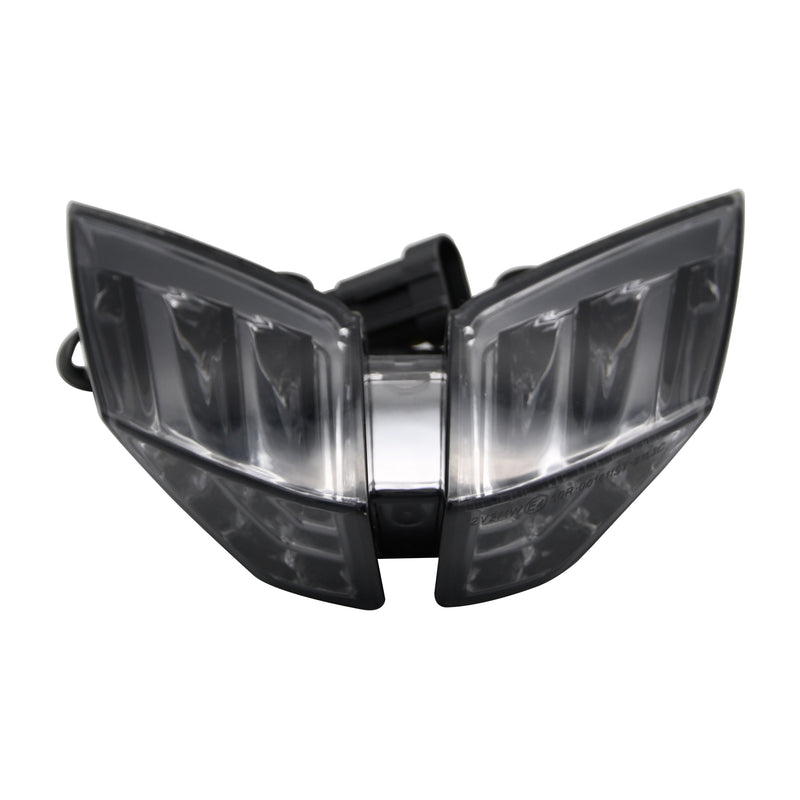 LED Rear Tail Light With Cool Grey Lens -
