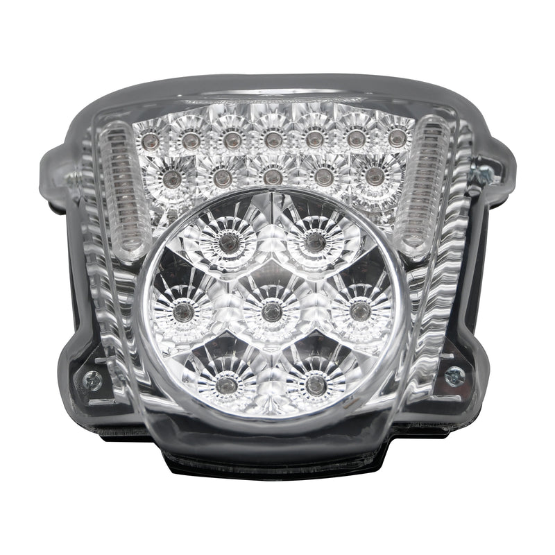 LED Rear Tail Light With Clear Lens And Integral Indicators -