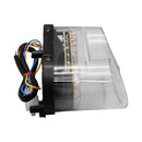 LED Rear Tail Light With Clear Lens And Integral Indicators -