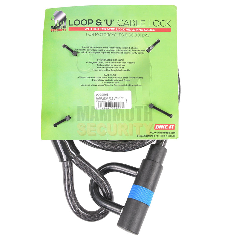 Loop & "U" Cable Lock