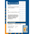 Renegade Disc Lock 13 MM Fluo Yellow Sold Secure Gold Approved