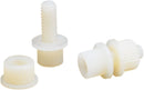 Nylon License Plate Fasteners White | Vendor No