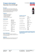 5W Light Fork Oil - 3016