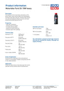 15W Heavy Fork Oil - 2717