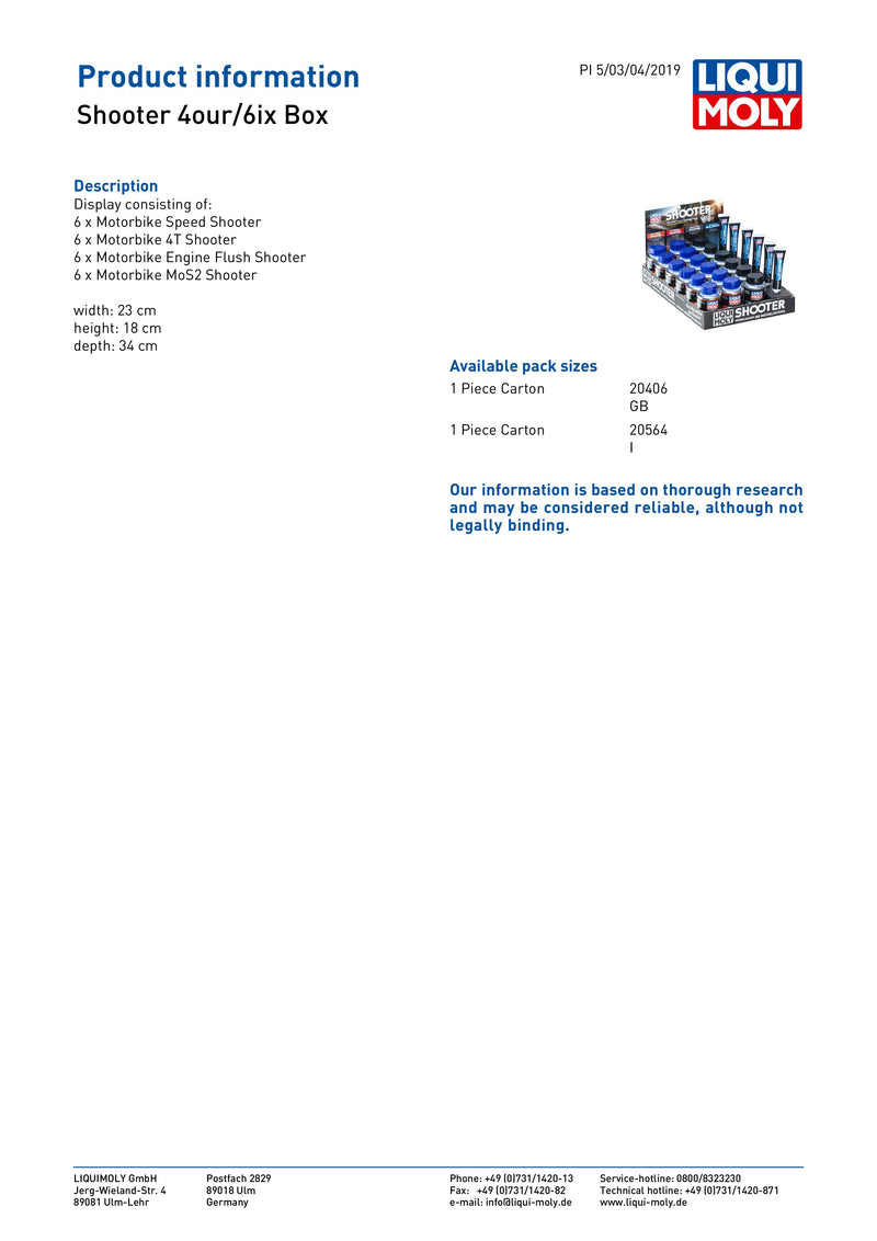 Mixed Tray Shooter Pack 6X Speed 6X 4T 6X Flush 6X MOS2