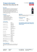 Shock Absorber Oil Mineral