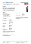 Shock Absorber Oil Fully Synthetic VS Race