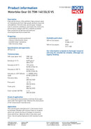 75W-140 Fully Synthetic Gear Oil