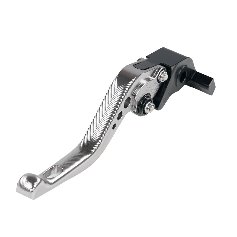 Adjustable CNC Brake Lever Short Titanium / Black Adjuster -