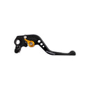 Adjustable CNC Brake Lever Short Black / Gold Adjuster -