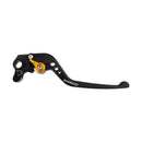 Adjustable CNC Brake Lever Long Black / Gold Adjuster -