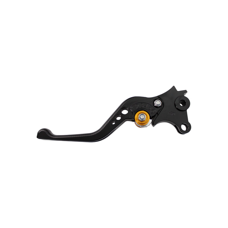 Adjustable CNC Brake Lever Short Black / Gold Adjuster -