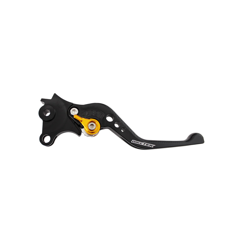 Adjustable CNC Brake Lever Short Black / Gold Adjuster -