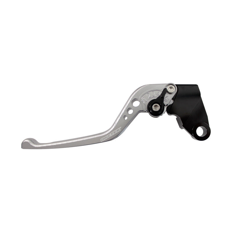 Adjustable CNC Lever Long Clutch Titanium / Black Adjuster -