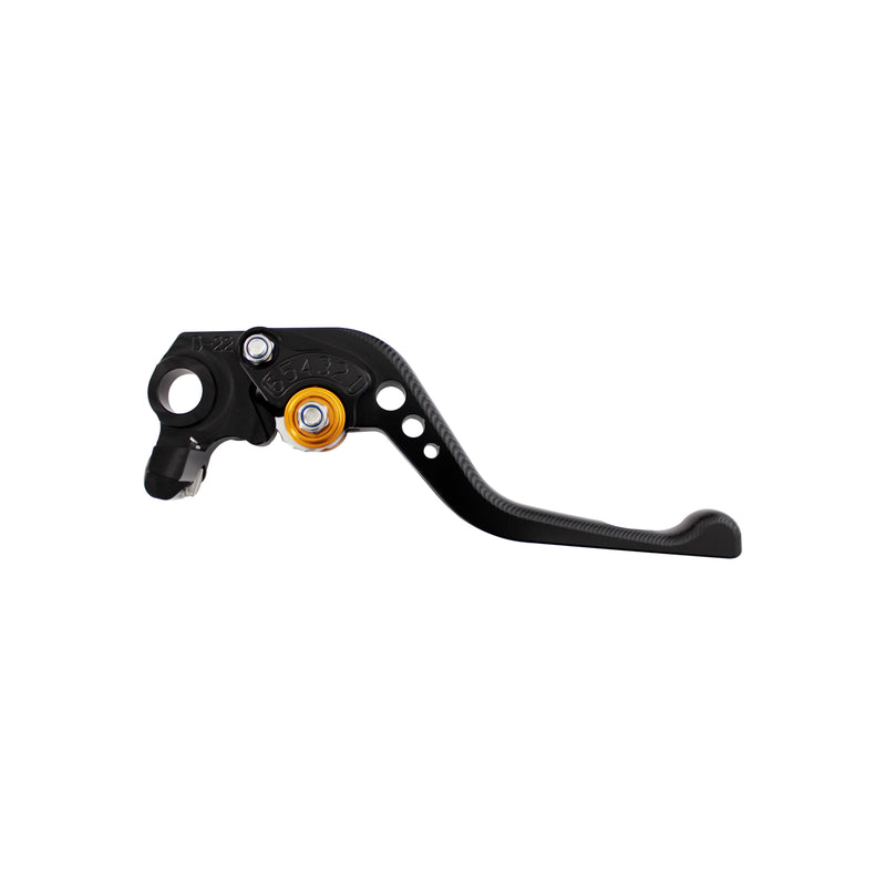 Adjustable CNC Lever Short Clutch Black / Gold Adjuster -