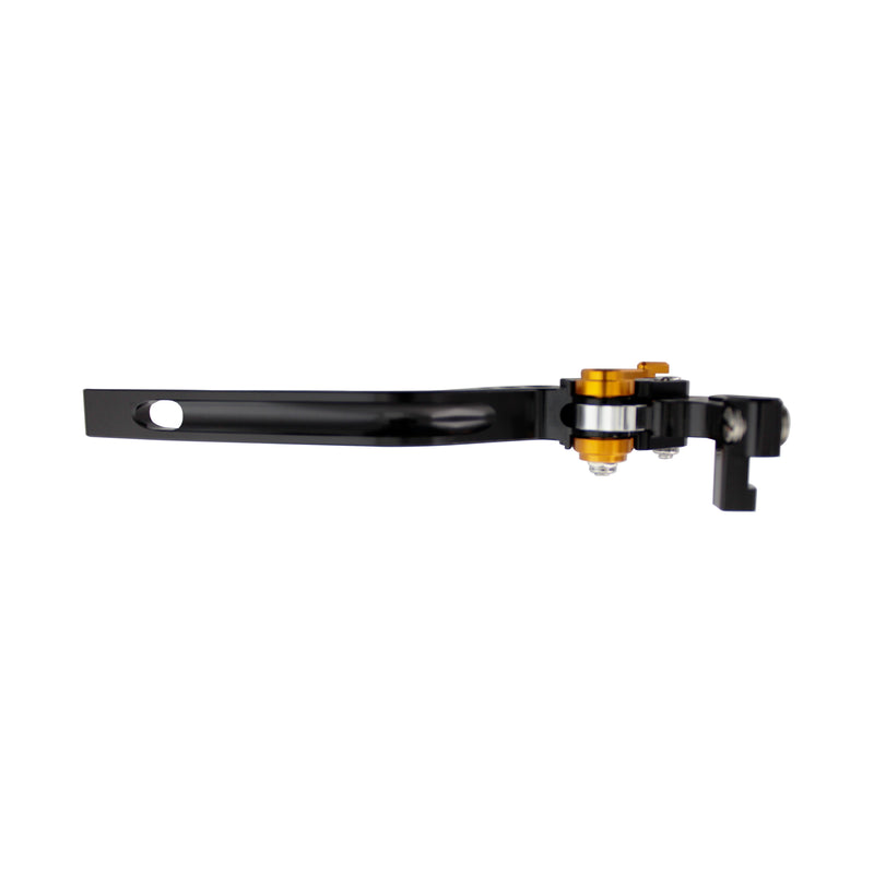 Adjustable CNC Lever Long Clutch Black / Gold Adjuster -