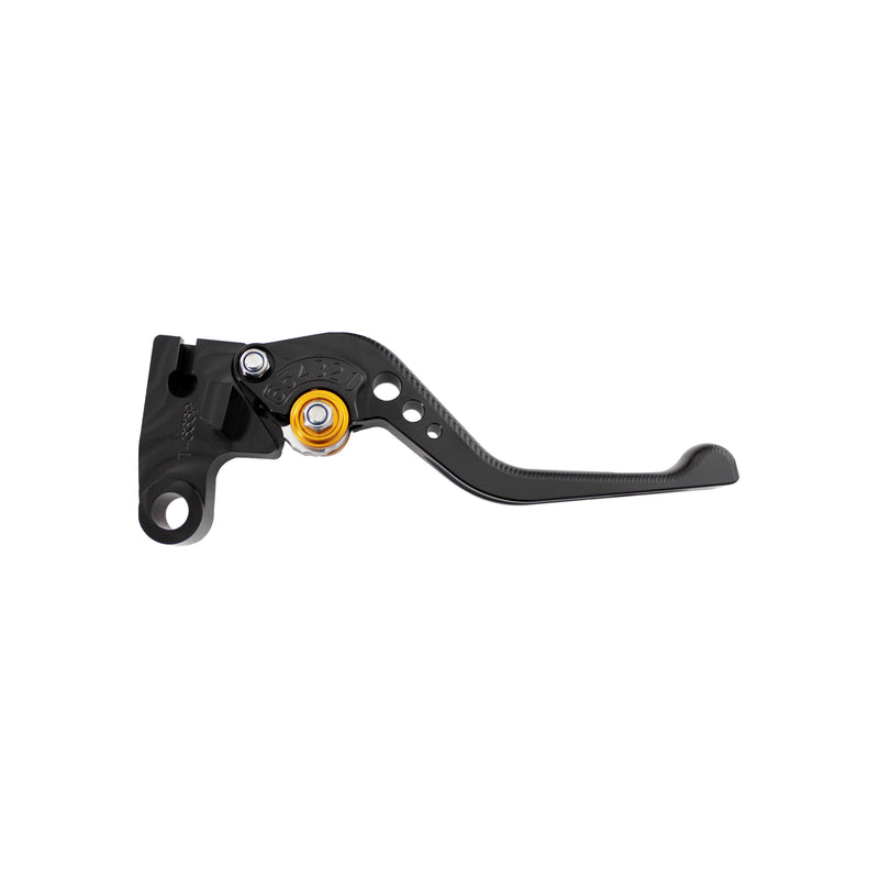 Adjustable CNC Lever Short Clutch Black / Gold Adjuster -