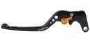 Adjustable CNC Clutch Lever Short Black / Gold Adjuster -