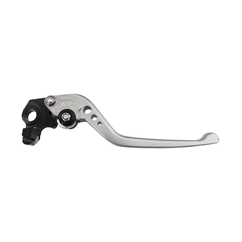 Adjustable CNC Lever Long Clutch Titanium / Black Adjuster -