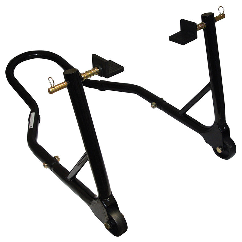 Round Tubing Rear Track Paddock Stand Black