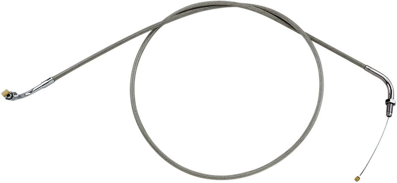 Armor Coat Stainless Steel Throttle / Idle Cable For Yamaha XVZ 1300 AT 1996-1997