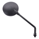 Universal Mirror Set Black Round 10 MM Standard Thread - Pair -