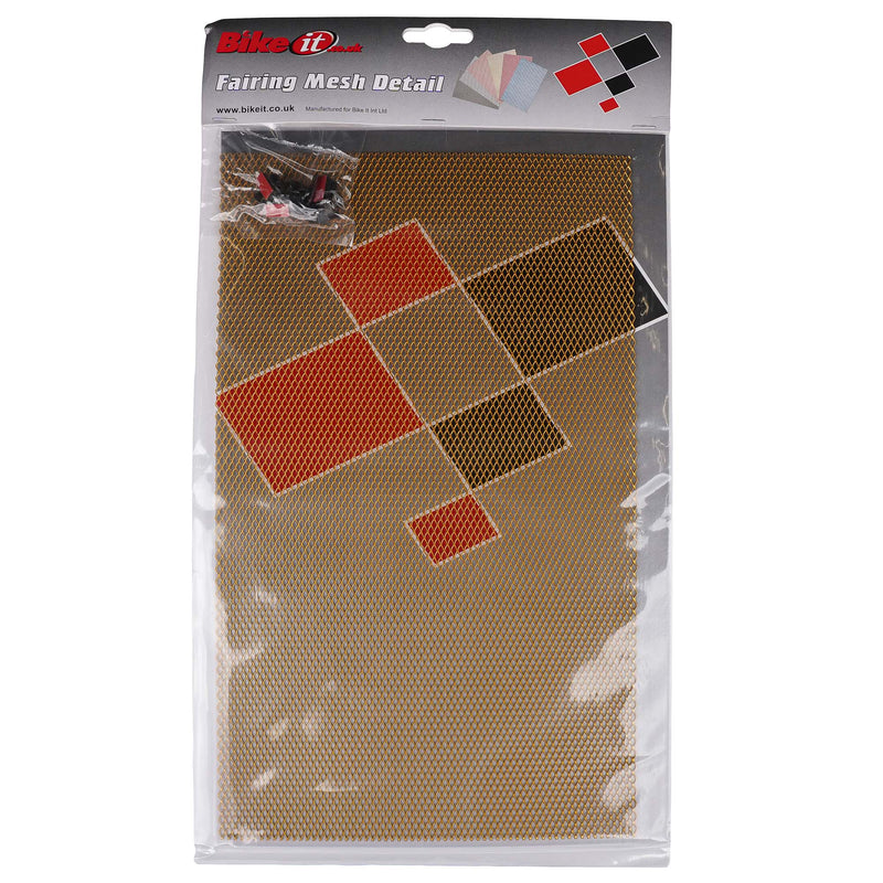 Aluminium Mesh Fairing Insert Gold