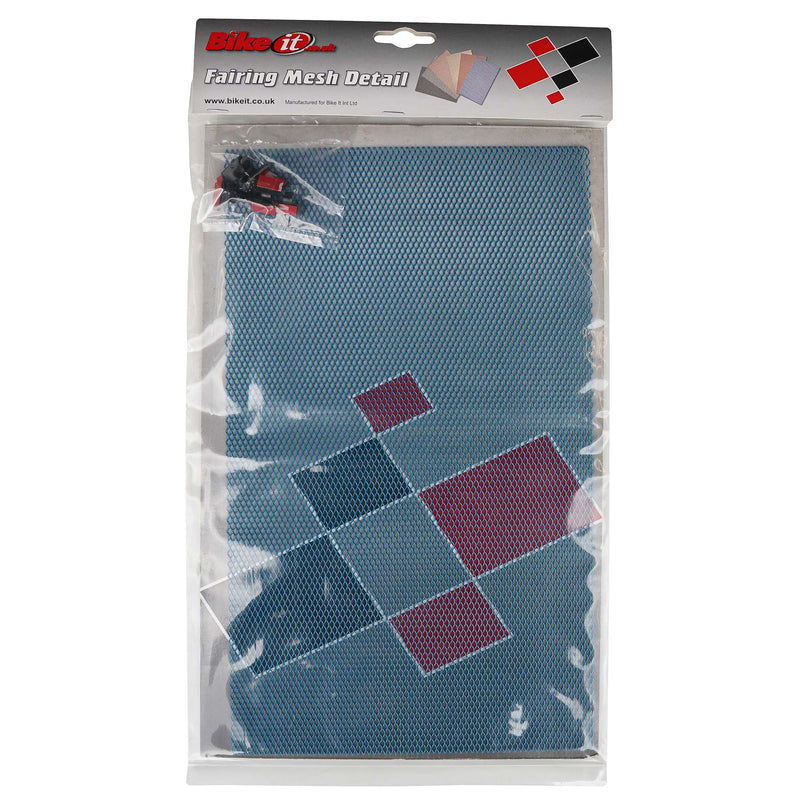 Aluminium Mesh Fairing Insert Blue