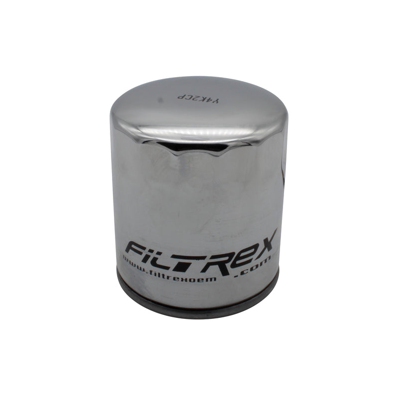 Chrome Canister Oil Filter -