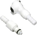 Fuel Line Dual Quick-Disconnect Coupling - 1/4 Inch