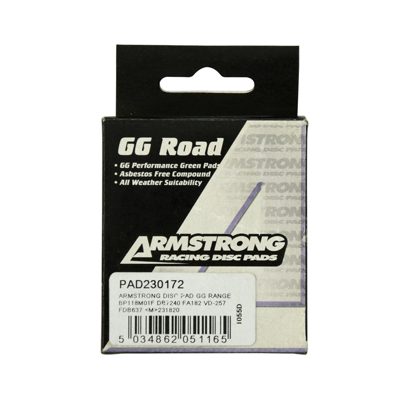 GG Range Road Front Brake Pads -