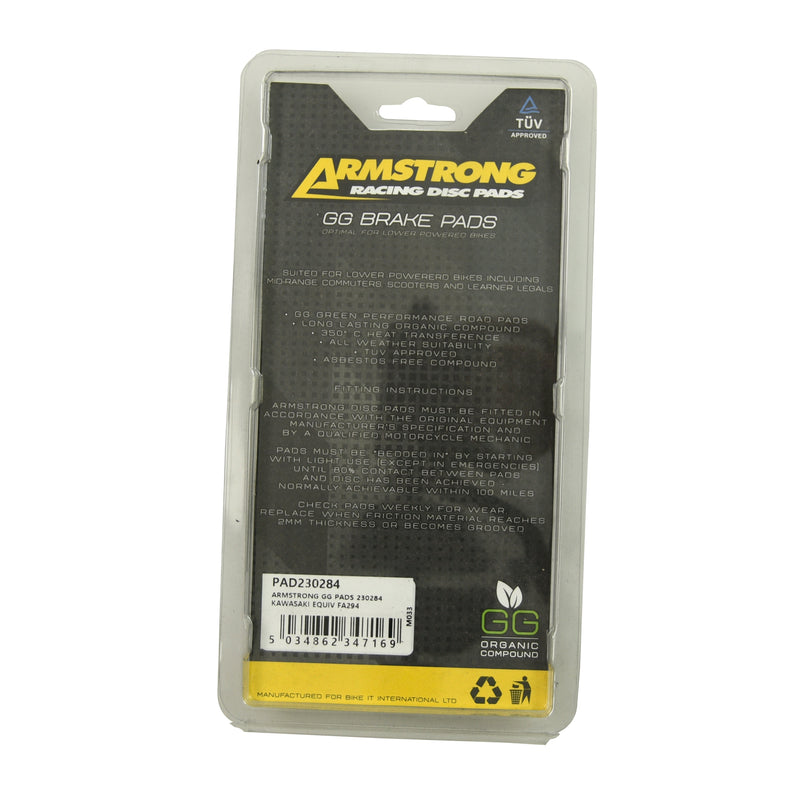 GG Range Road Front Brake Pads -