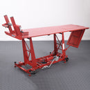 Motorcycle Hydraulic Table Lift Red