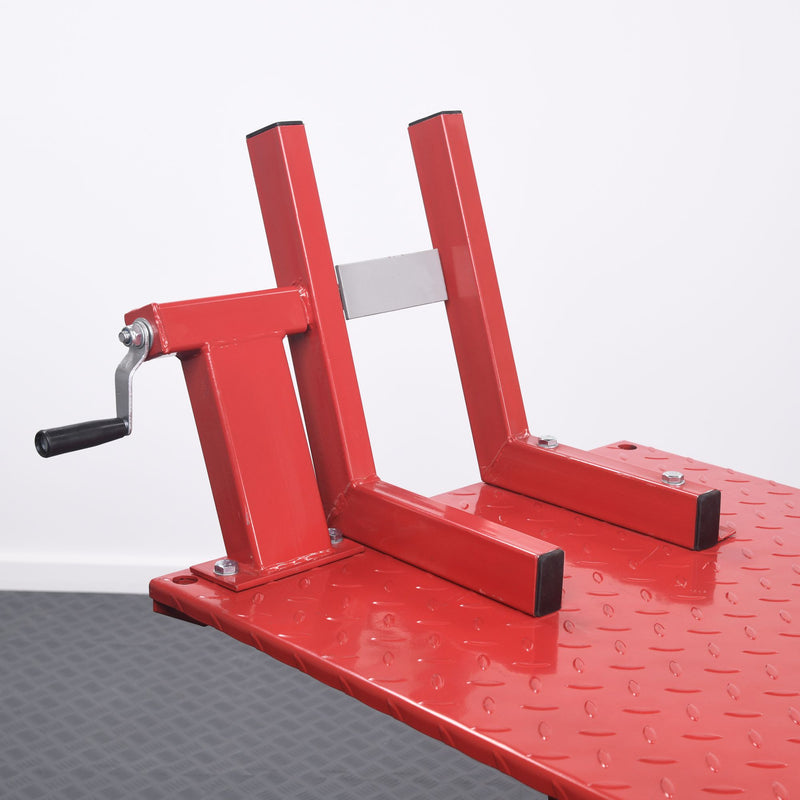 Motorcycle Hydraulic Table Lift Red