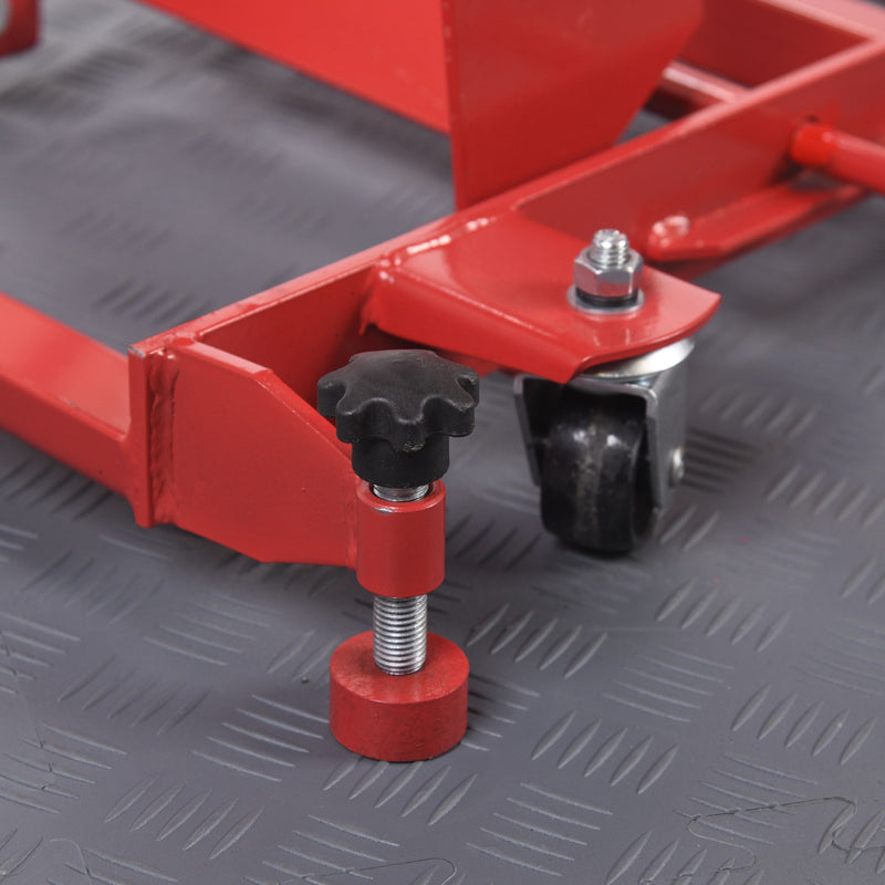 Motorcycle Hydraulic Table Lift Red