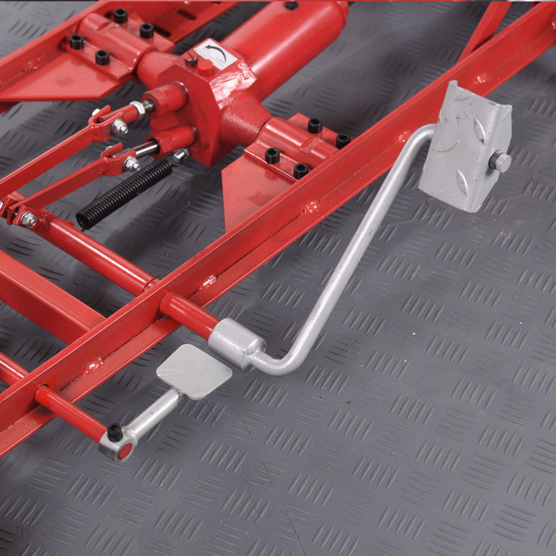 Motorcycle Hydraulic Table Lift Red