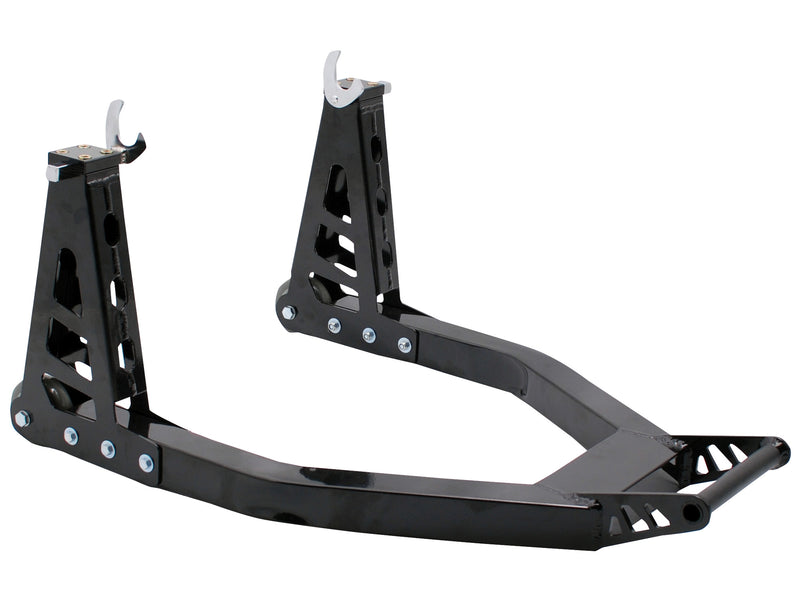 Aluminium Box Section Rear Paddock Stand Black