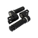 Adjustable Front Footpegs Black For Suzuki Type 1