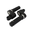 Adjustable Front Footpegs Black For Suzuki Type 2