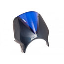 Carbon Look Fairing With Vision Screen Blue