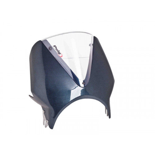 Carbon Look Fairing With Vision Screen Clear