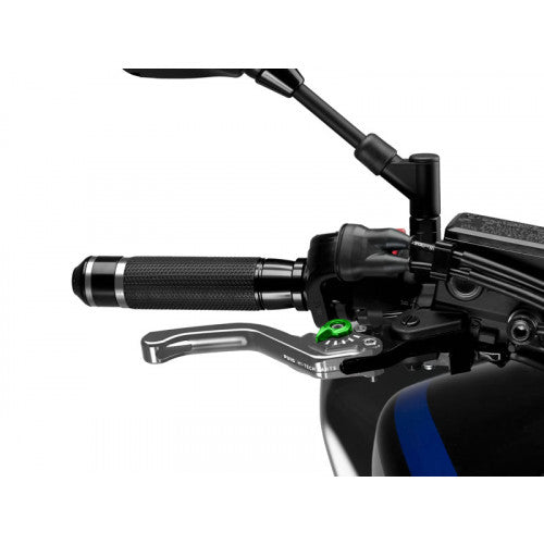 Short V3 Brake Silver Lever With Green Selector