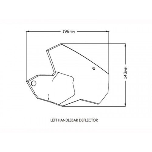 Handlebar Deflectors Light Smoke For BMW F750 GS (18-22)