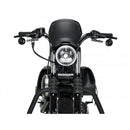 Retro Fly Screen Matt Black For Harley Davidson (09-12)