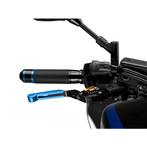 Extendable Folding V3 Brake Blue Extender With Gold Selector For KTM (21-23)