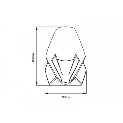 New Generation Sport Screen Dark Smoke 20359F For BMW F900 R (20-23)