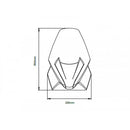 New Generation Sport Screen Black 20360N For BMW F900 R (20-23)