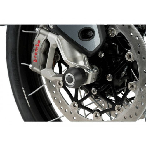 PHB19 Front Fork Protector Black For Triumph Tiger 900 (20-22)